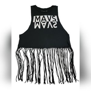 Dallas Mavericks Dirtee Hollywood Crop Tank, Size M